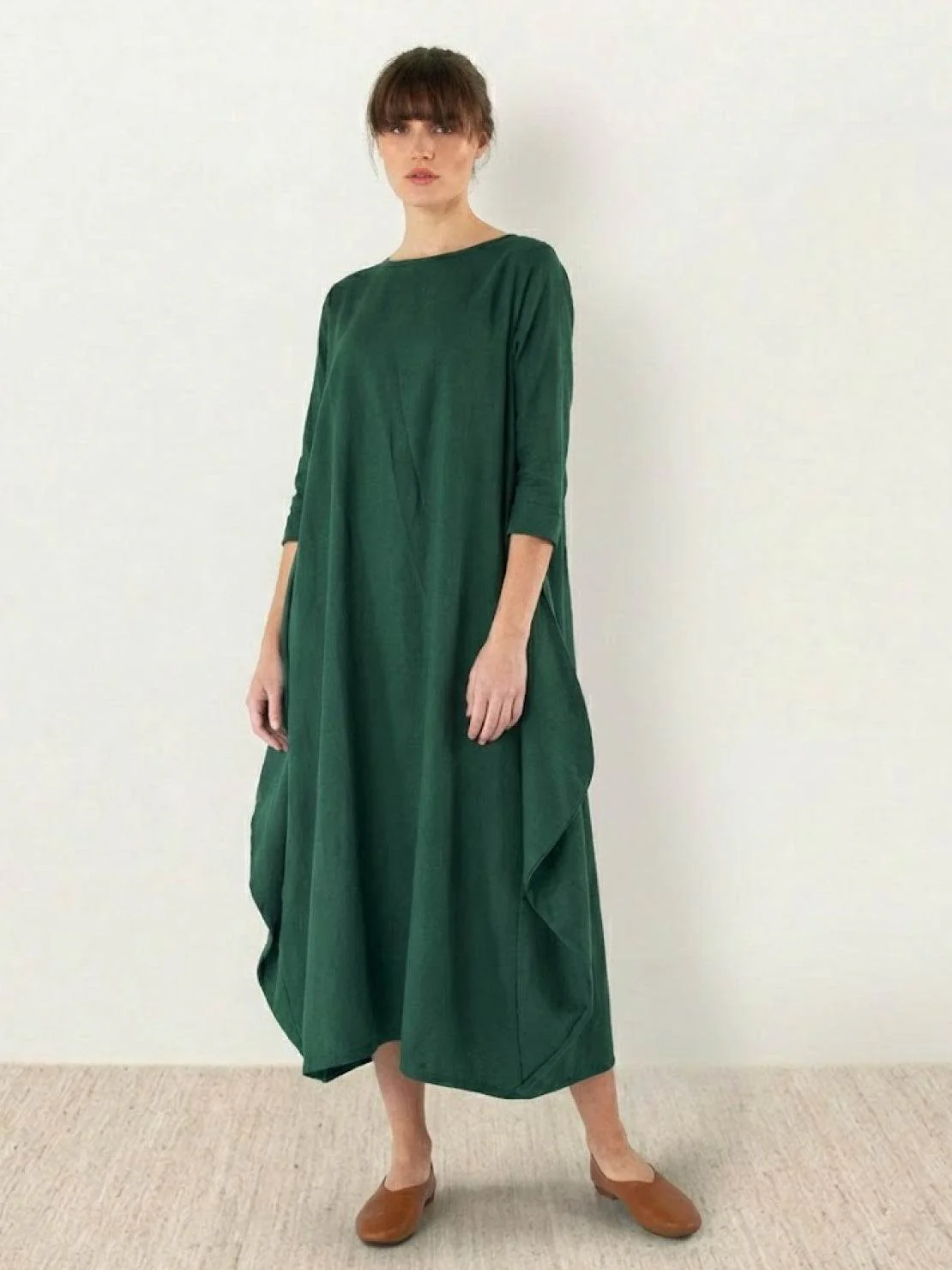 Serena | Women's Oversized Boho Maxi Dress with 3/4 Sleeves - Image 18