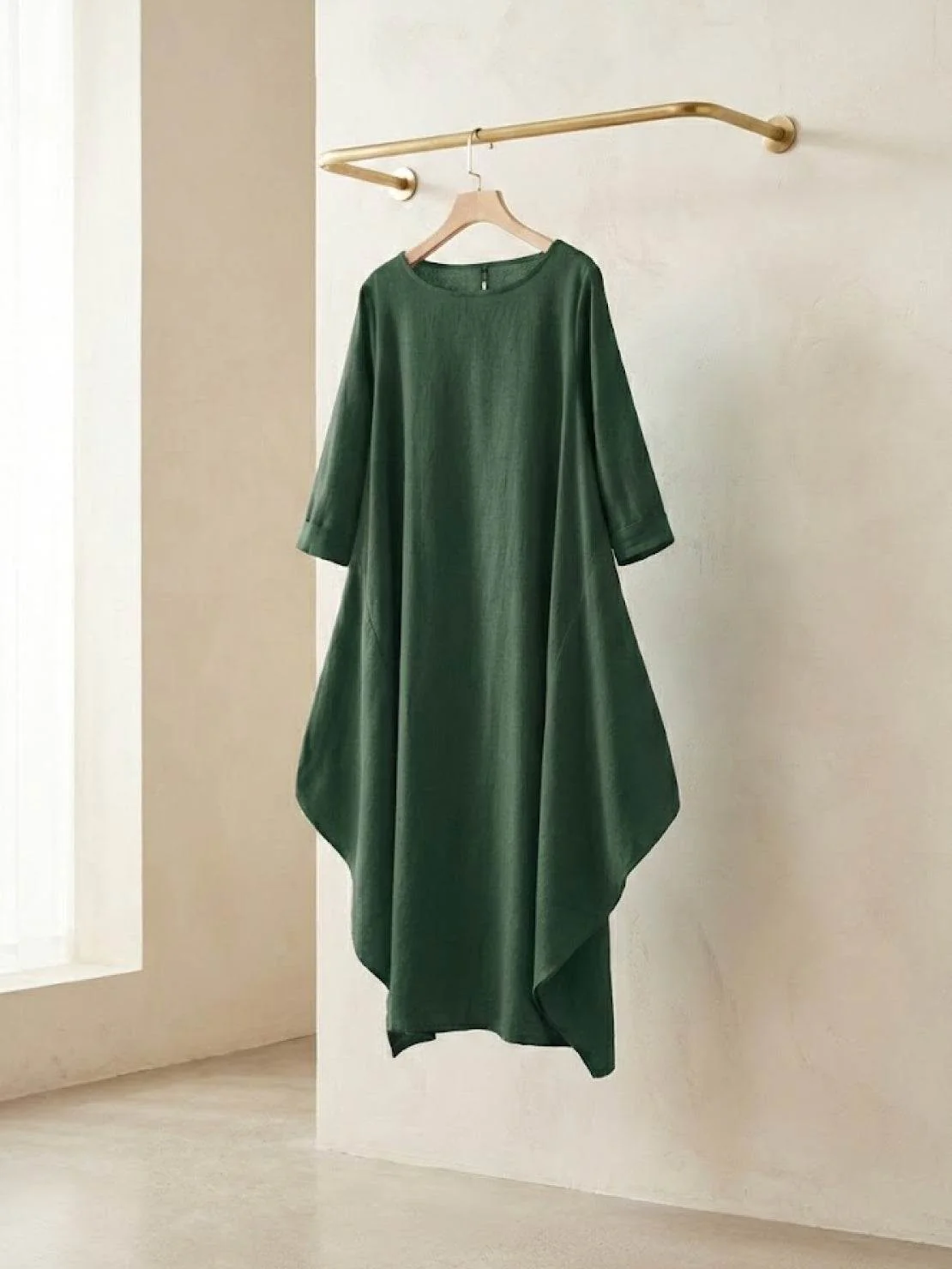 Serena | Women's Oversized Boho Maxi Dress with 3/4 Sleeves - Image 19