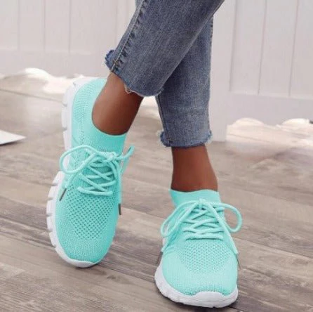 Sunny | Women's Casual Lace-Up Lightweight Sneakers Running Shoes - Image 4