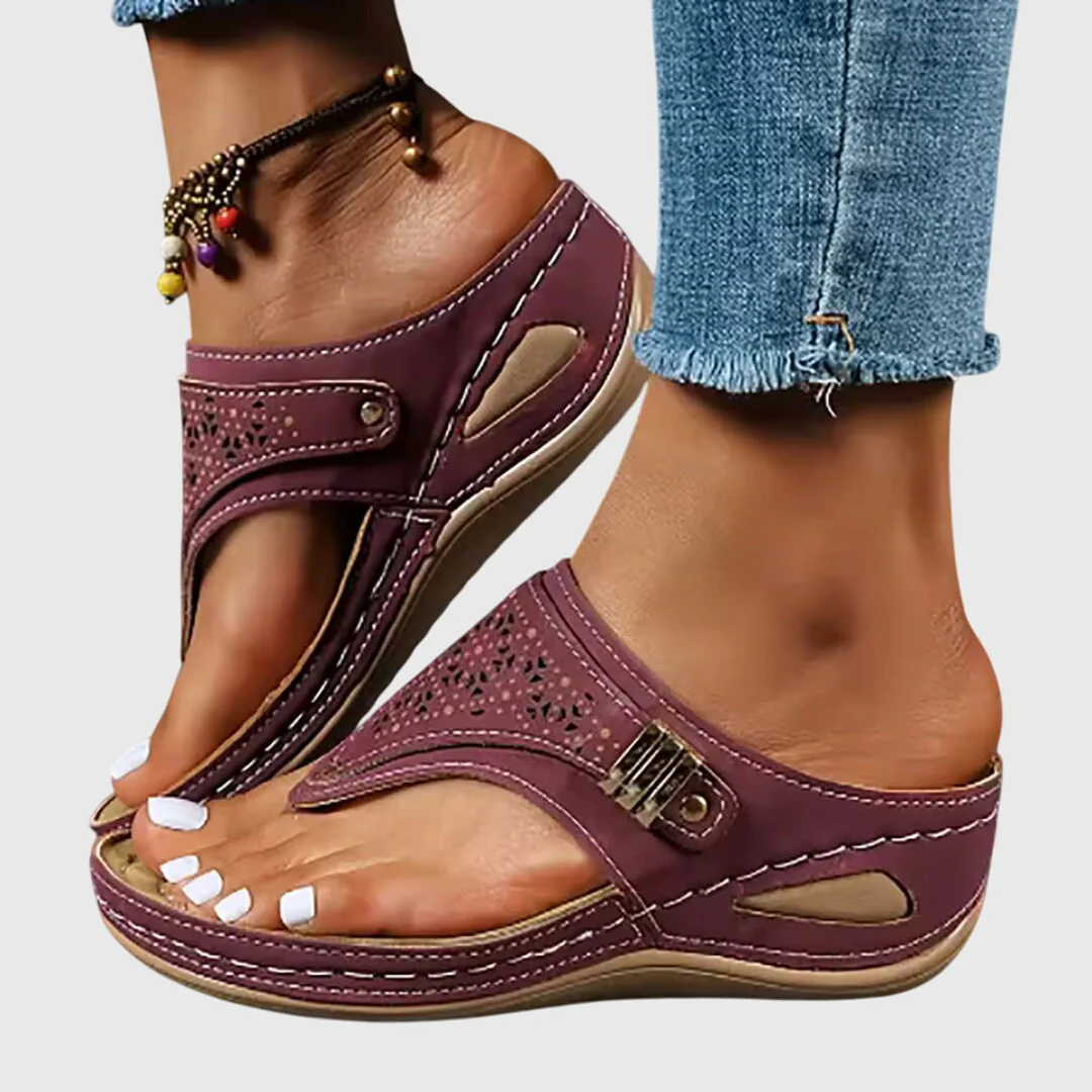 Theodoros | Women's Platform Ankle Strap Sandals - Image 14