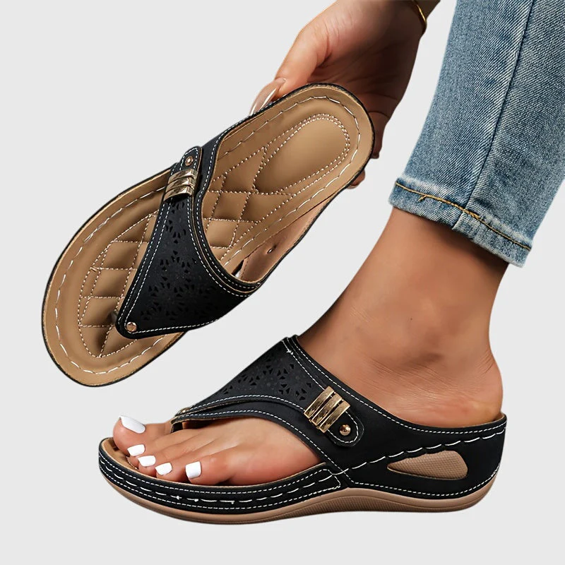 Theodoros | Women's Platform Ankle Strap Sandals - Image 4