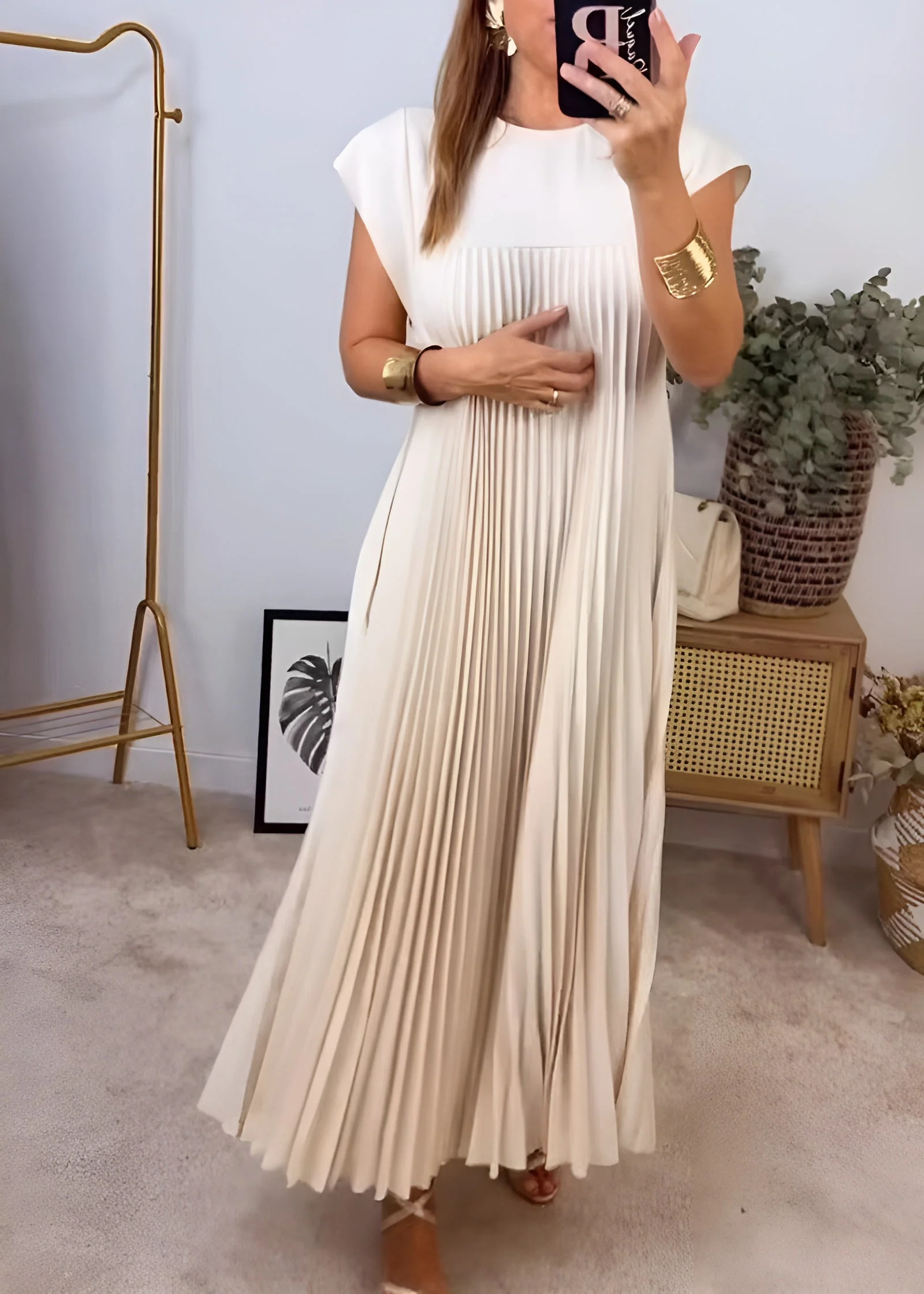 Valentina | Women's Pleated Elegant Dress Evening - Image 3