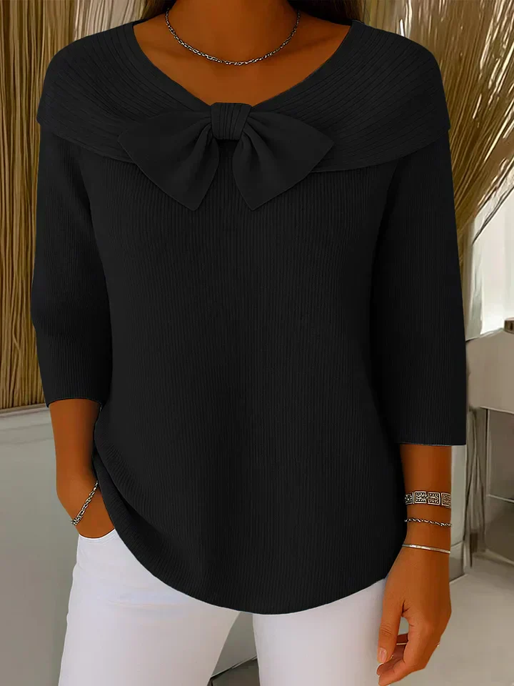 Violet™ | Sweater with Bow - Image 4