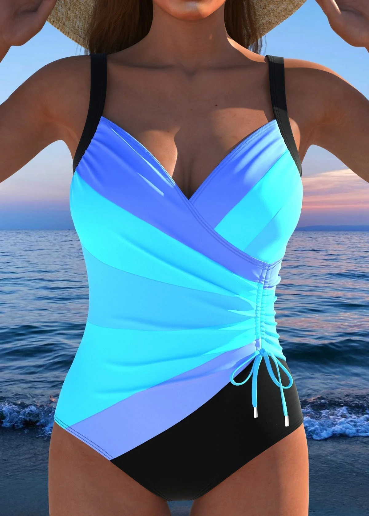 Violette | Women's Tummy Control Printed Swimsuit - Image 3